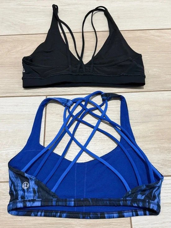 You pick! Lululemon Sports Bras Black Pink Blue Charcoal size 4 - Picture 4 of 13
